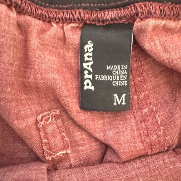 PrAna Breathe Pants Pull On Relaxed Fit Unisex  Gray / Black Outdoor SZ M #2463 - Picture 7 of 10